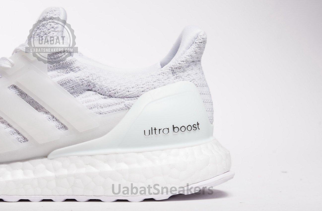Adidas Ultra Boost 3.0 “Triple White” Real Boost BA8841 - Image 6