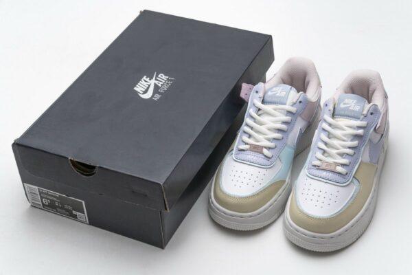 CI0919-106 Womens Air Force 1 Shadow White Ghost - Image 3