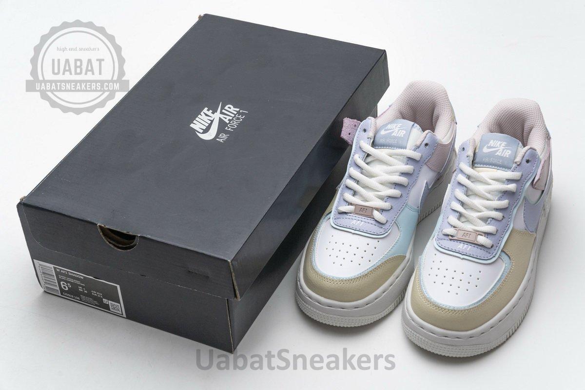 CI0919-106 Womens Air Force 1 Shadow White Ghost - Image 3