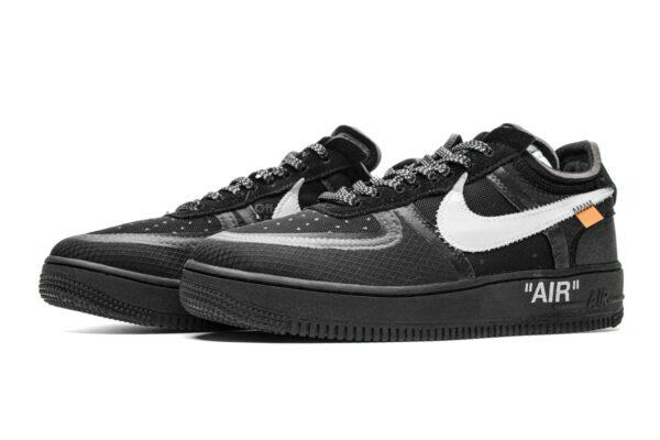AO4606-001 OFF White X Air Force 1 Low Black - Image 6
