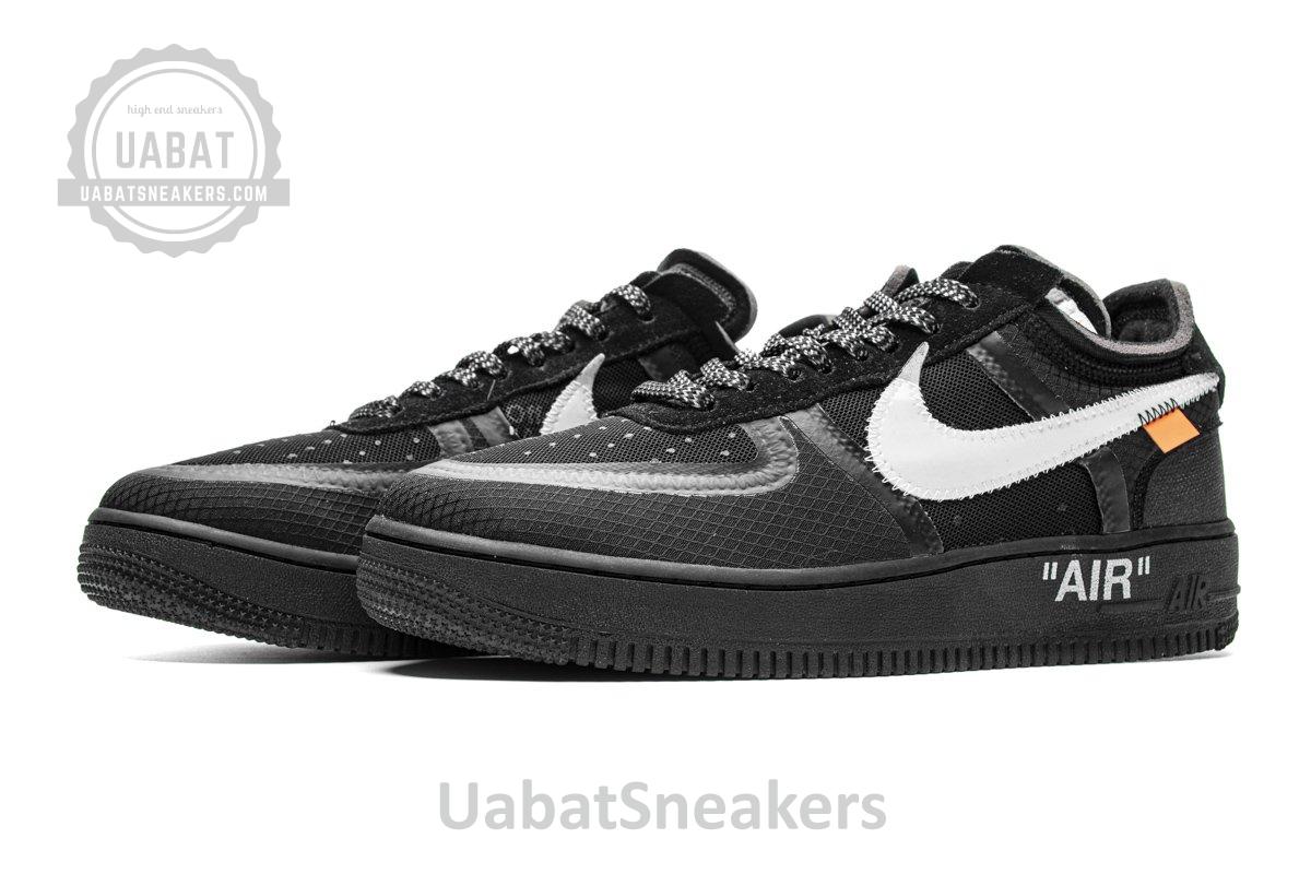 AO4606-001 OFF White X Air Force 1 Low Black - Image 6