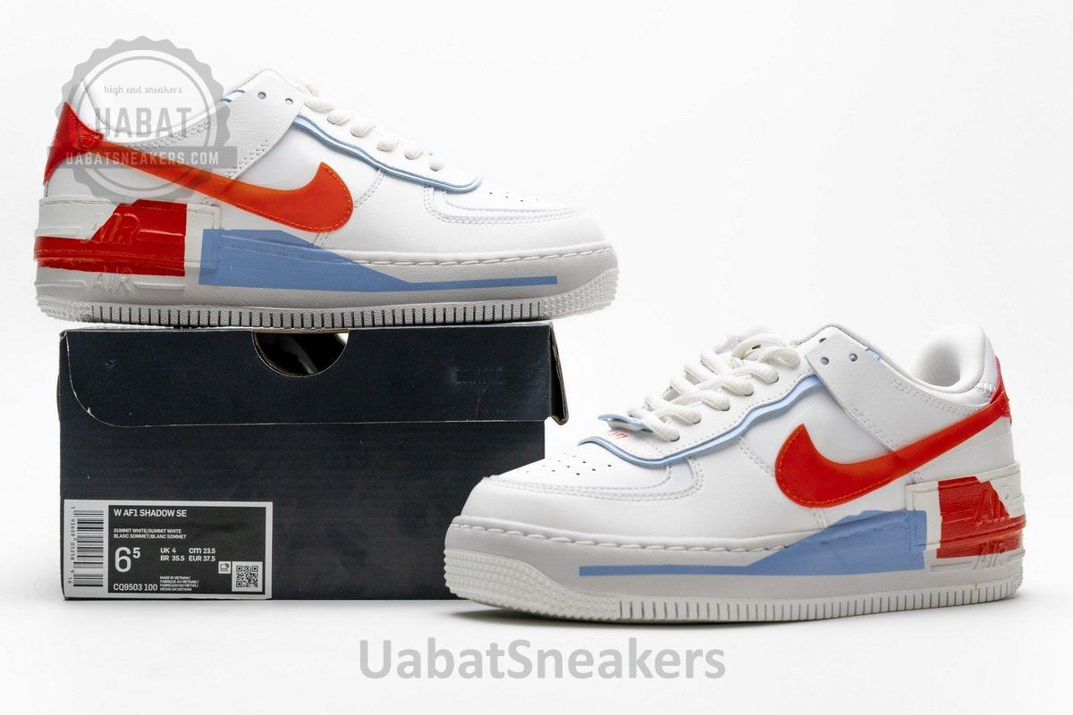 CQ9503-100 Womens Air Force 1 Team Orange - Image 2