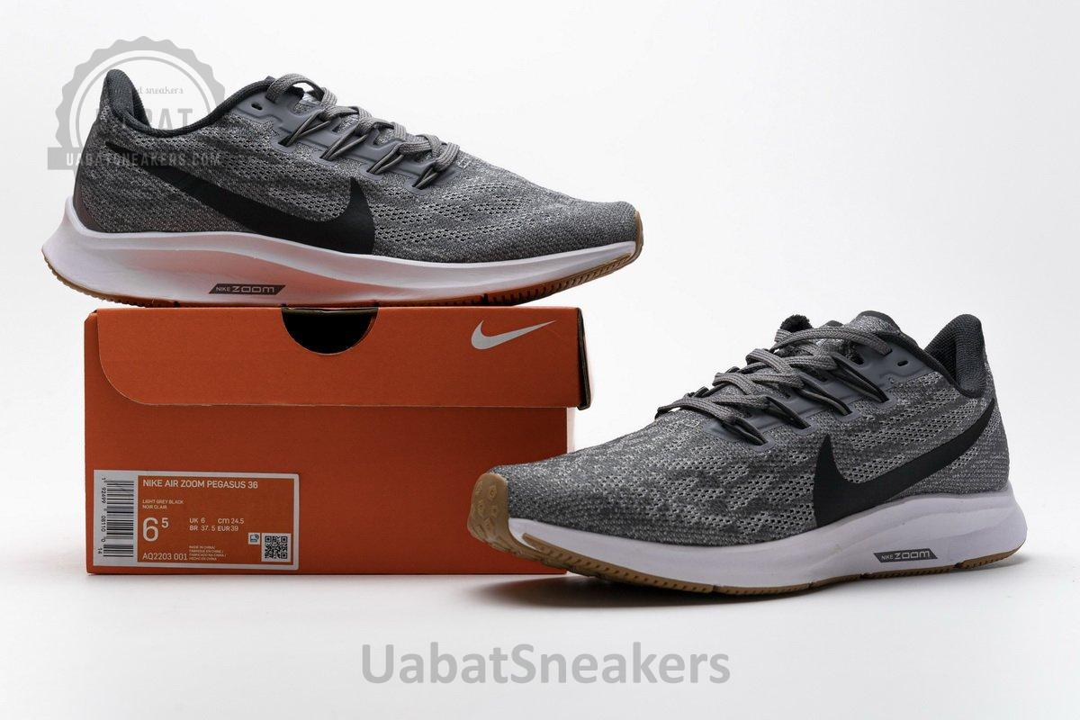 AQ2203-001 Nike Air Zoom Pegasus 36 Grey - Image 2