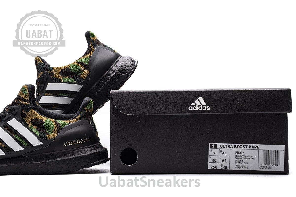 Bape x Adidas Ultra Boost “1st Camo Black” G54784 - Image 8