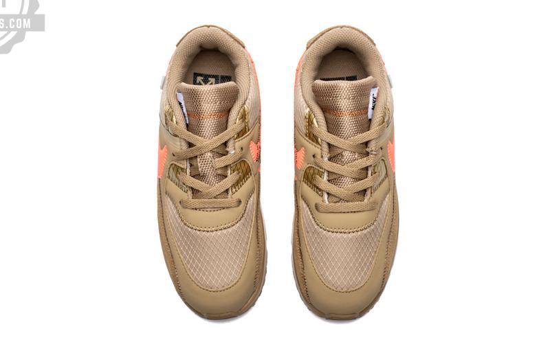 OFF-WHITE x Nike Air Max 90 BT“Desert Ore”BV0852-200 - Image 3