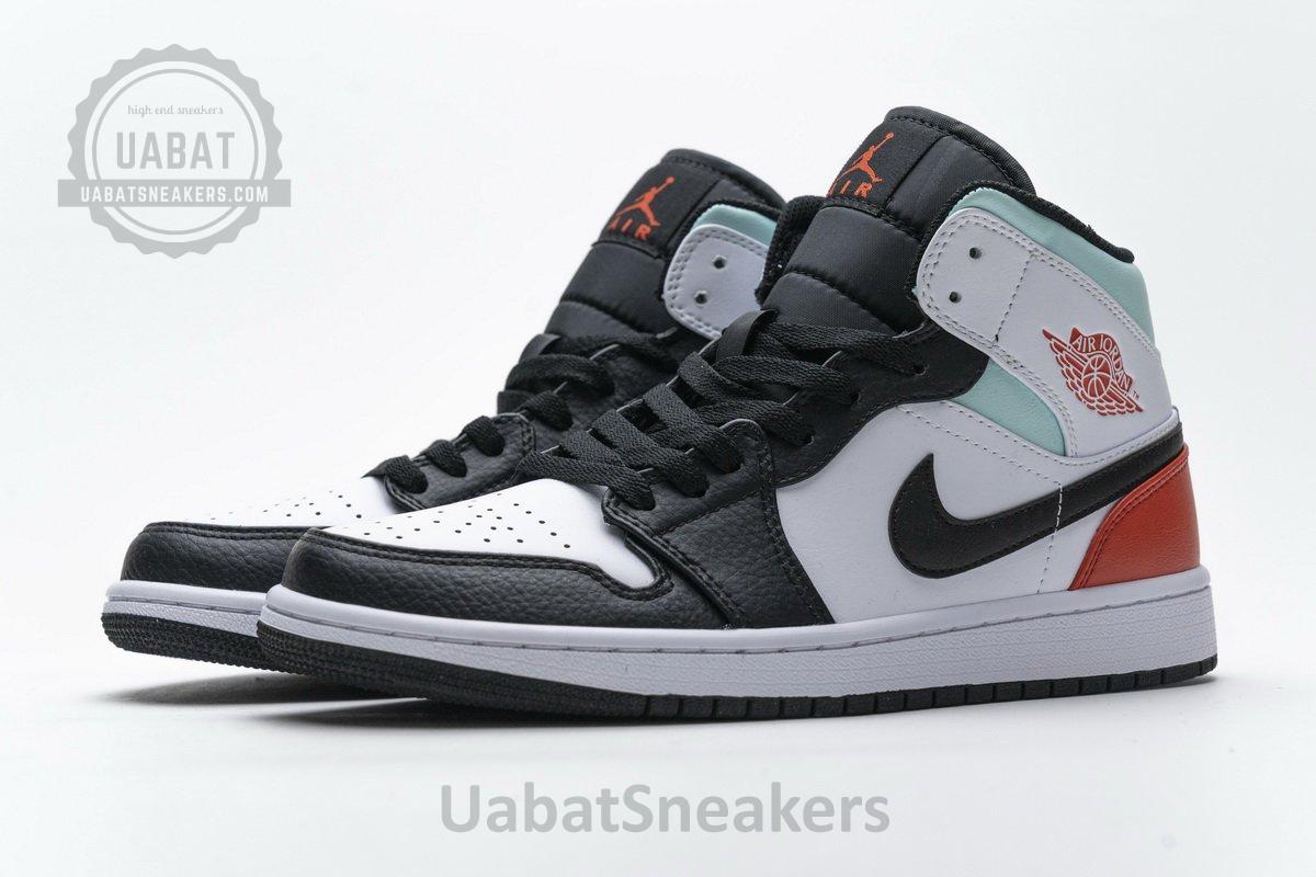 BQ6931-100 Air Jordan 1 Mid GS Black Toe - Image 6