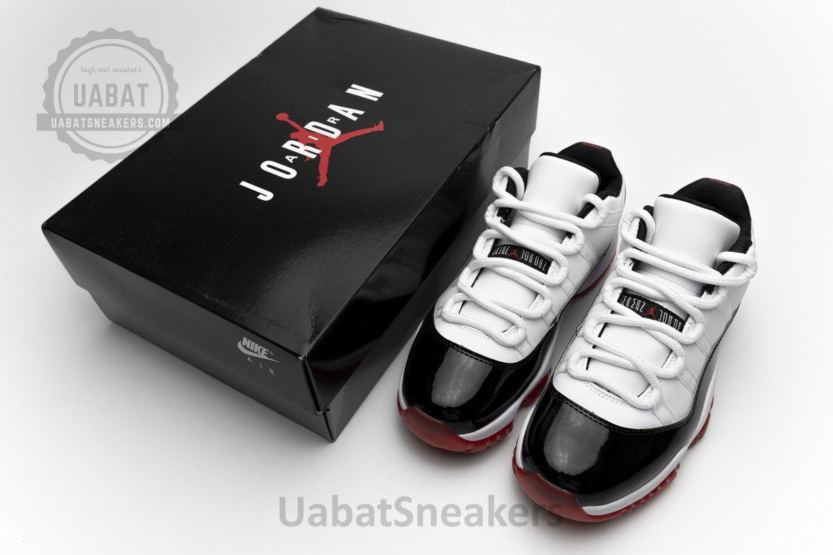 AV2187-160 Air Jordan 11 Low “White Bred” - Image 9