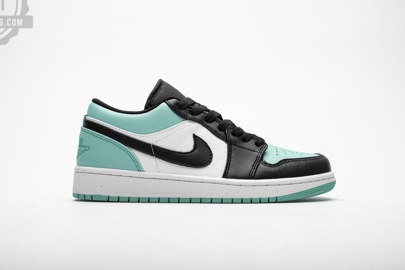 Air Jordan 1 Low Emerald Toe 553558-117 - Image 8