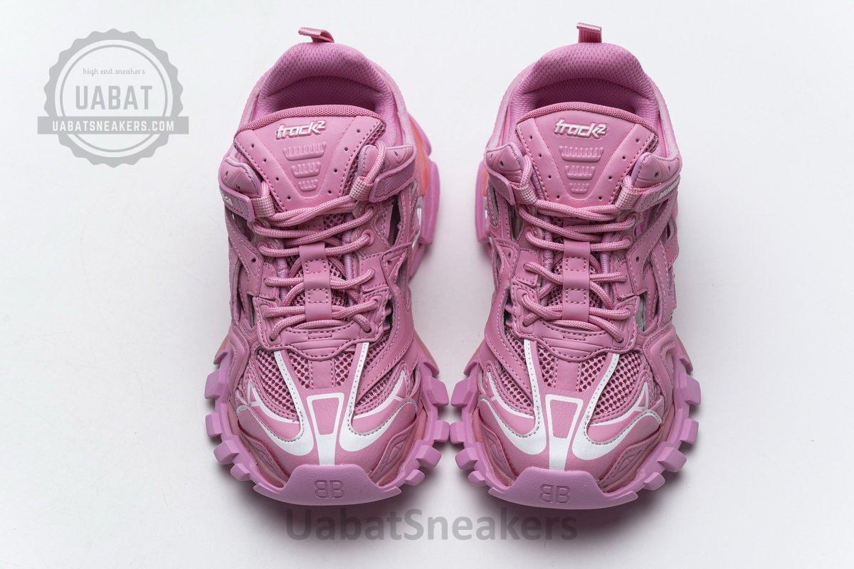 568615 W2GN5 5816 Blenciaga Track 2 Sneaker Pink - Image 4