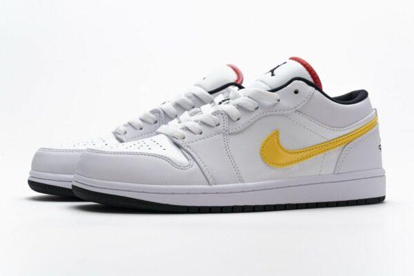 CW7009-100 Air Jordan 1 Low White Multi-Color - Image 6