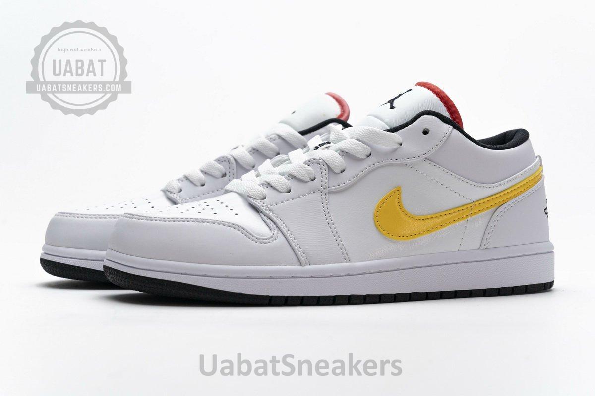 CW7009-100 Air Jordan 1 Low White Multi-Color - Image 6