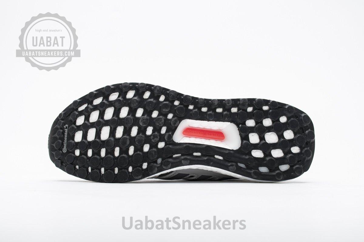 EF0720 adidas Ultra Boost S&L Black Grey Four Red Real Boost - Image 5