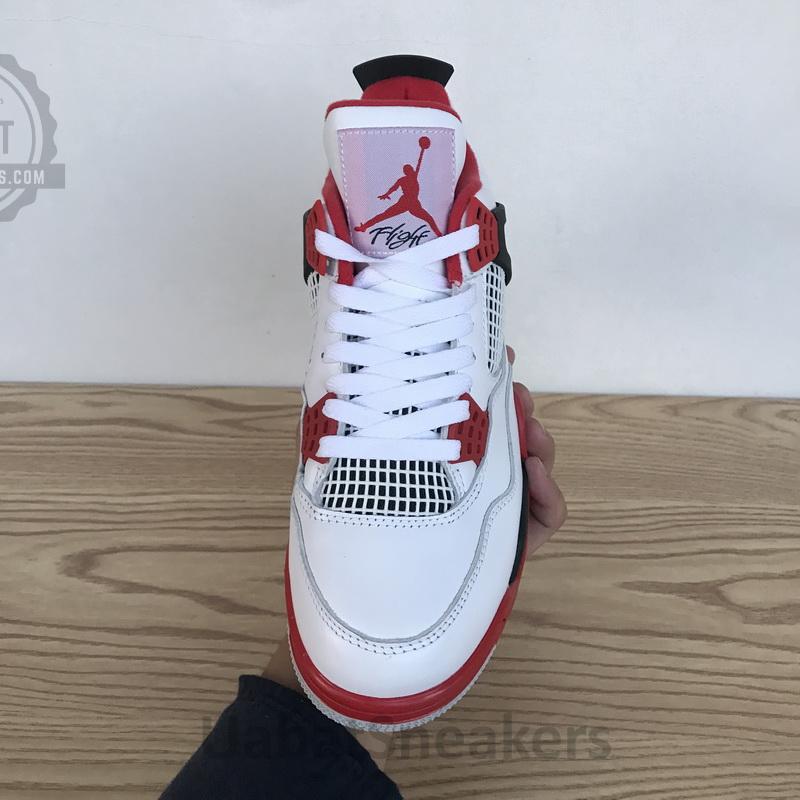 308497-110 Air Jordan 4 Retro Fire Red - Image 6