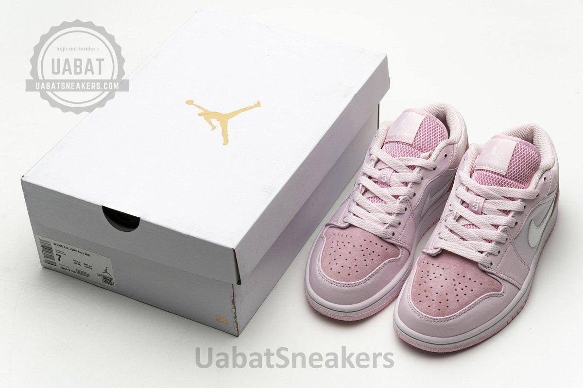 CW5379-600 Air Jordan 1 Low Digital Pink - Image 3