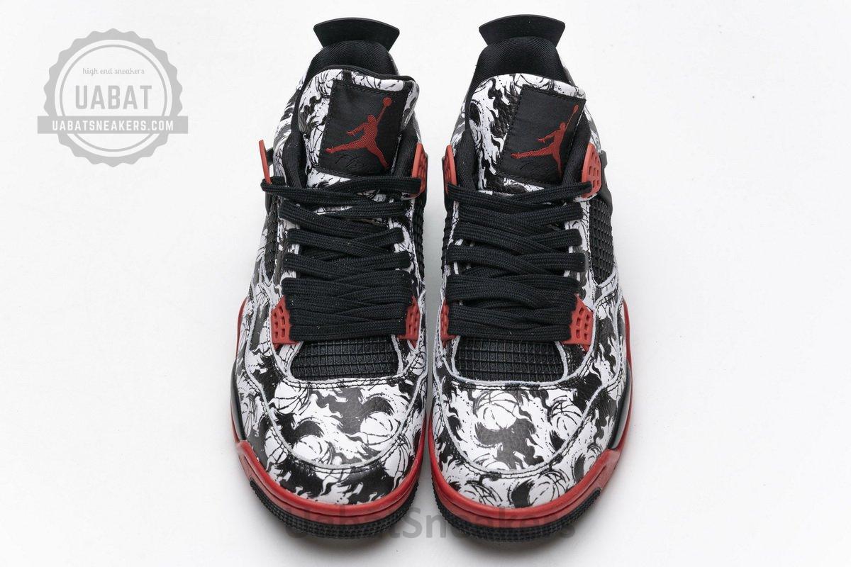BQ0897-006 Air Jordan 4 Retro Singles Day Tattoo - Image 4