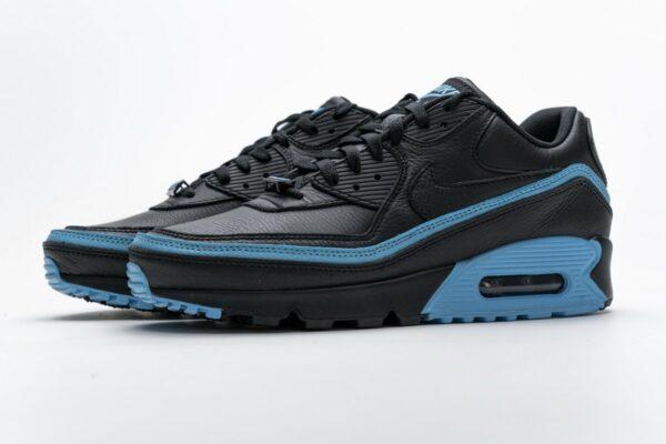 CJ7197-002 Undefeated x Nike Air Max 90 Black Blue Fury - Image 6