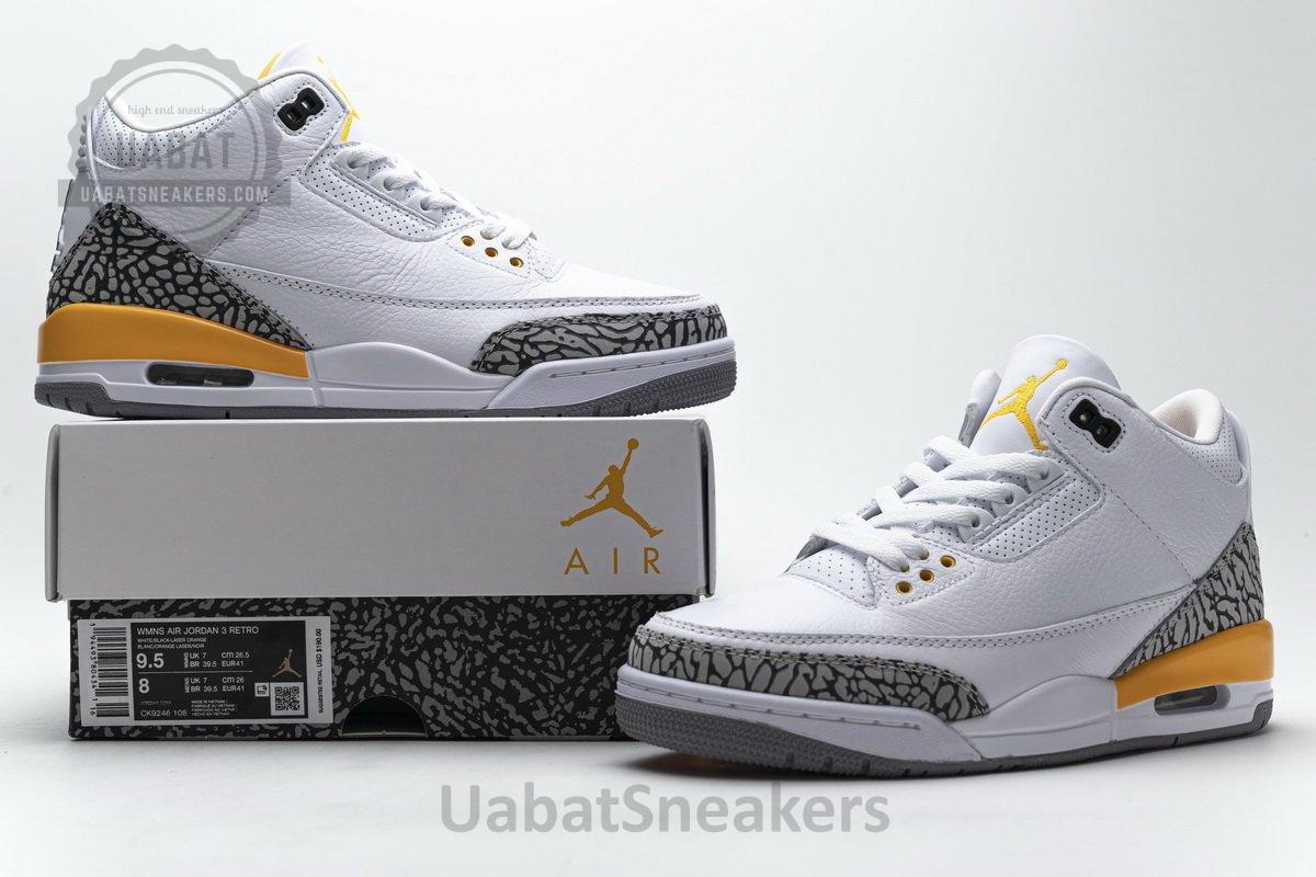 CK9246-108 WMNS Air Jordan 3 Retro Laser Orange - Image 2