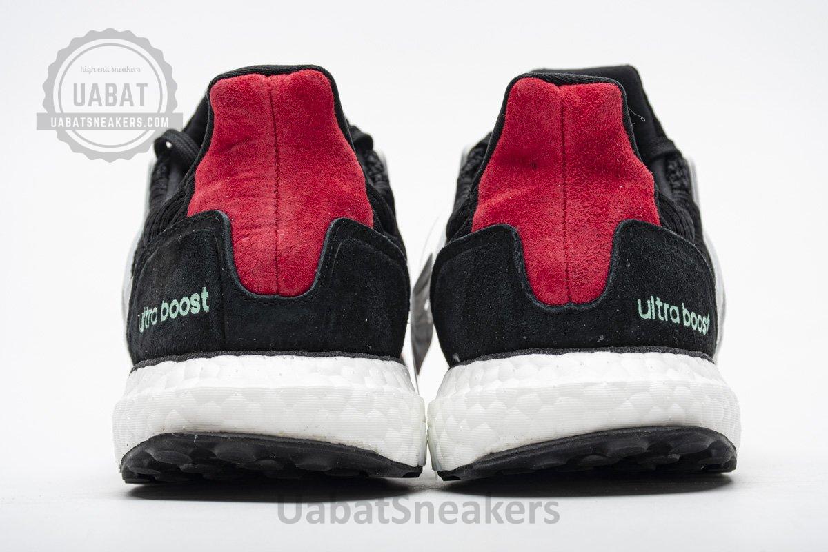 EF0724 adidas Ultra Boost S&L Black Grey Power Red Real Boost - Image 5