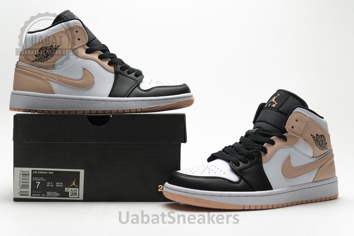 554725-133 Air Jordan 1 Mid Crimson Tint - Image 2