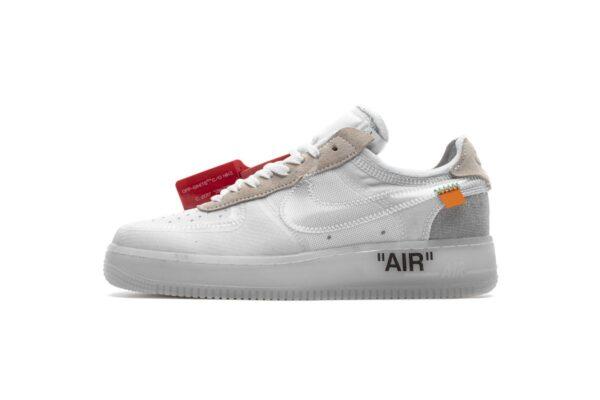 AO4606-100 OFF White X Air Force 1 Low White