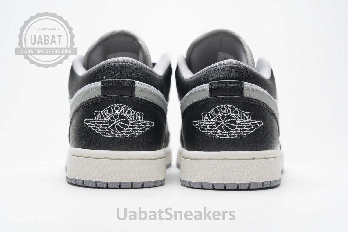 553558-039 Air Jordan 1 Low Light Smoke Grey - Image 7