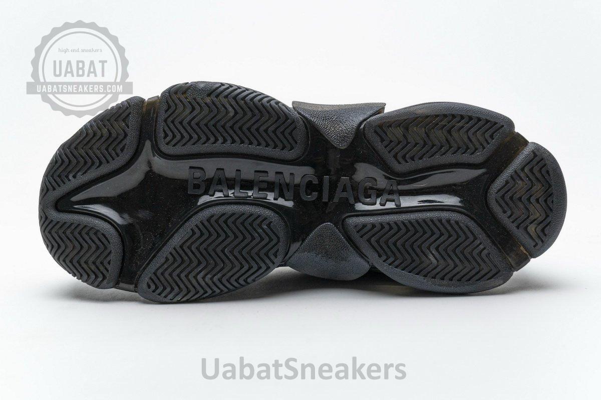 541624 W09O1 2268 Balenciaga Triple S Black Brown Red - Image 9