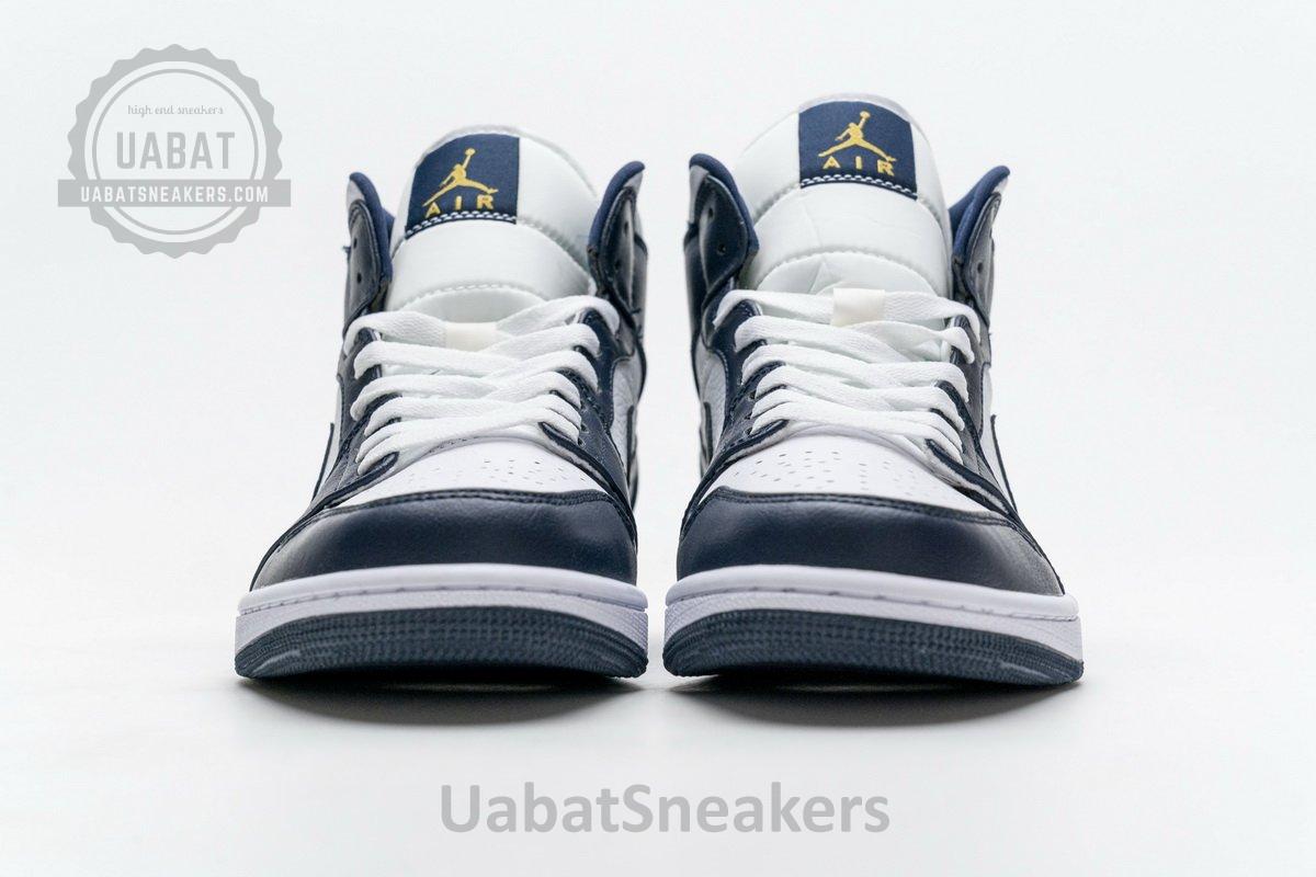 554724-174 Air Jordan 1 Mid Obsidian - Image 6