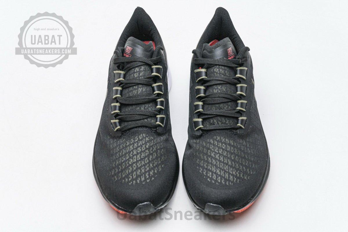 BQ9646-004 Nike Air Zoom Pegasus 37 Black Medium Olive Aqua - Image 4