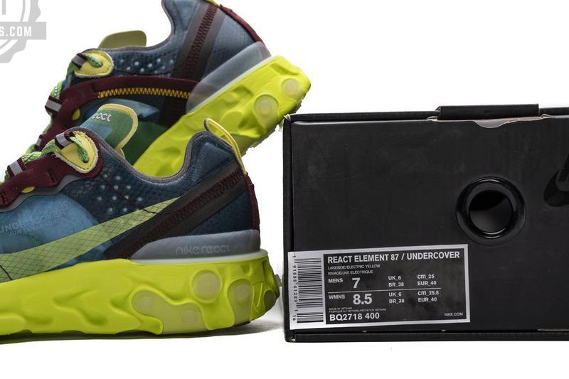 Nike React Element 87Undercover“Lakeside” BQ2718-400 - Image 2