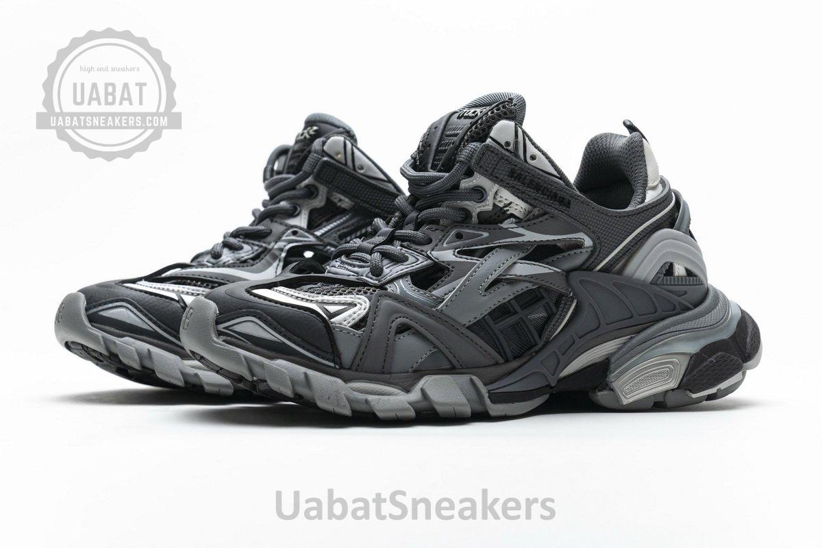 568615 W2GN3 1285 Blenciaga Track 2 Sneaker Charcoal - Image 6