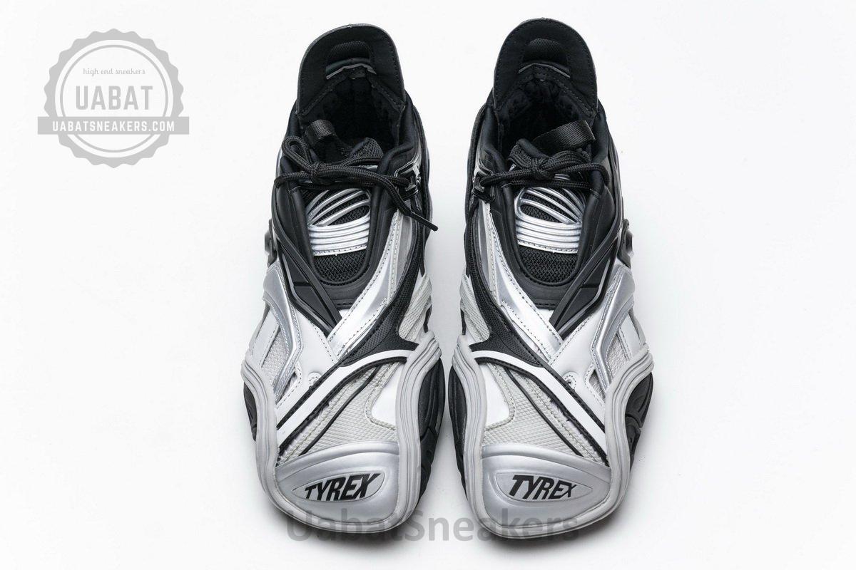 Balenciaga Tyrex 5.0 Sneaker Black Silver - Image 4
