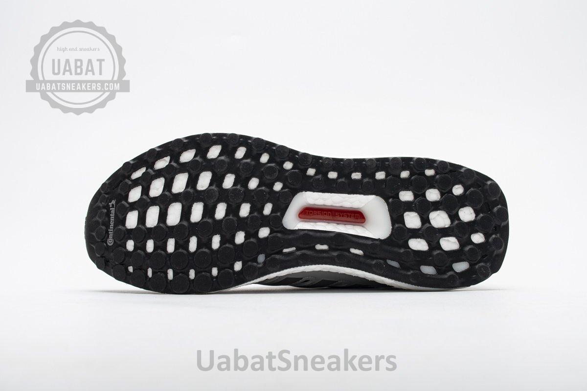 EF0724 adidas Ultra Boost S&L Black Grey Power Red Real Boost - Image 6