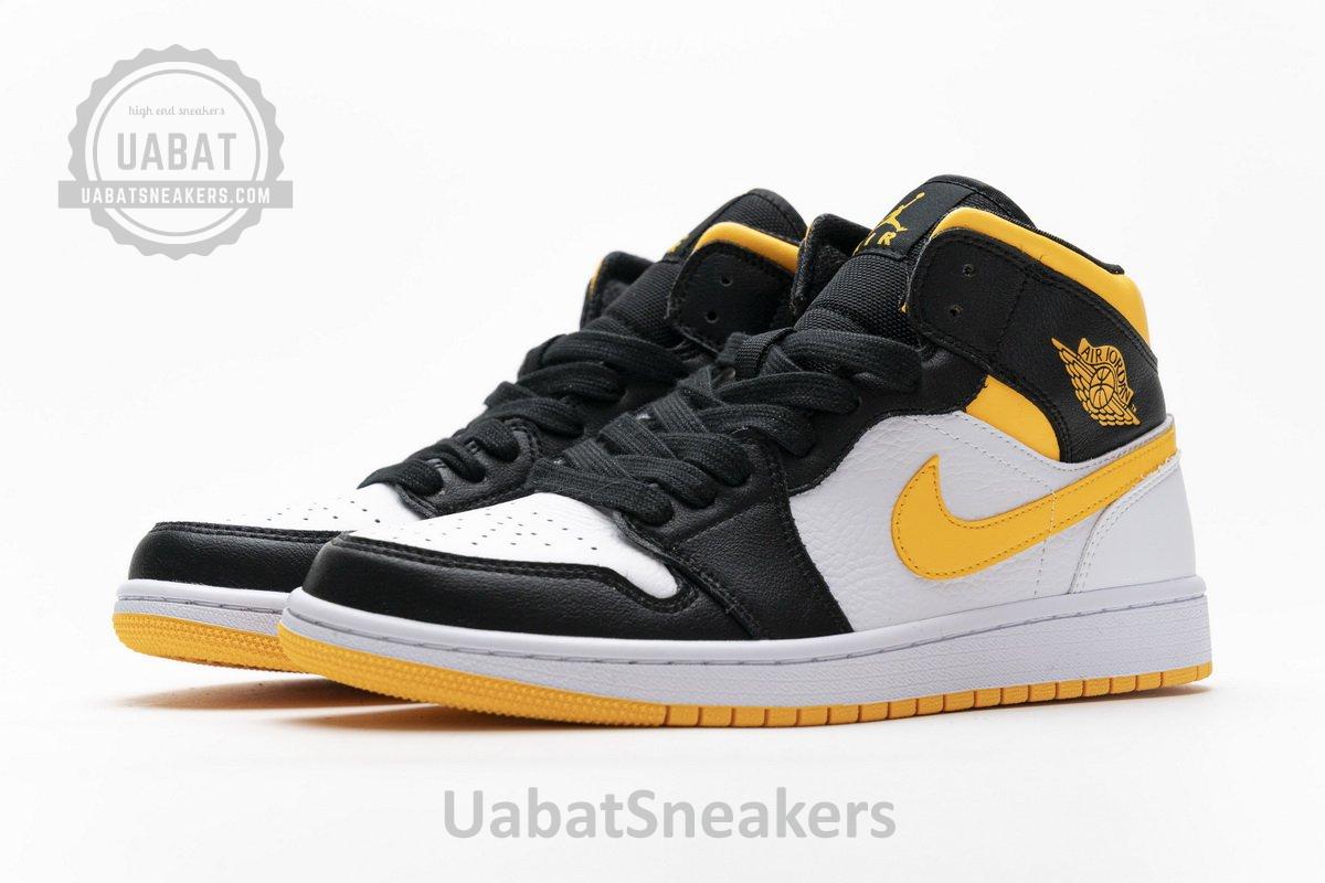 CV5276-107 Air Jordan 1 Mid SE Laser Orange Black - Image 6