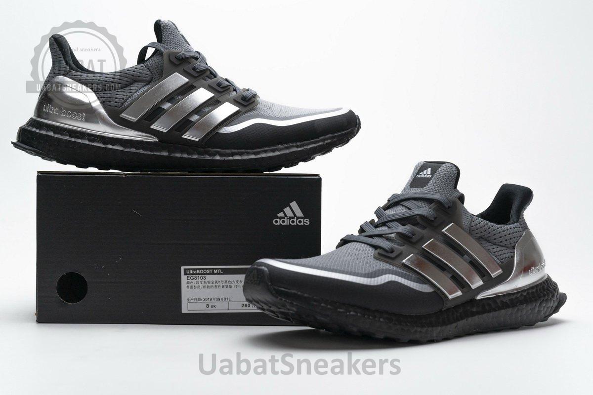 EG8103 adidas Ultra Boost Grey Silver - Image 2