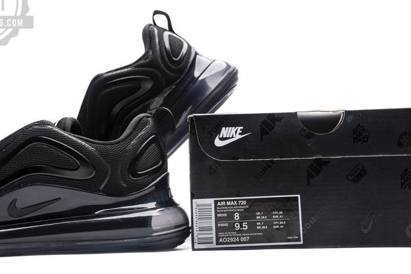 Nike Air Max 720 Black Mesh AO2924-007 - Image 5
