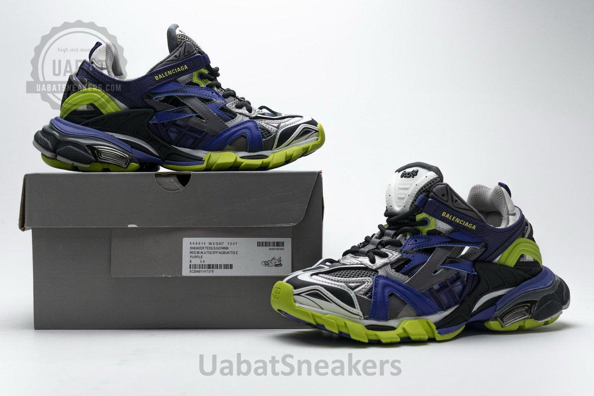 568614 W2GN7 1007 Blenciaga Track 2 Sneaker Purple - Image 2