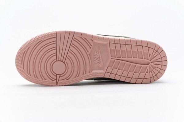 555112-225 Air Jordan 1 Mid GS Trooper Bleached Coral - Image 10