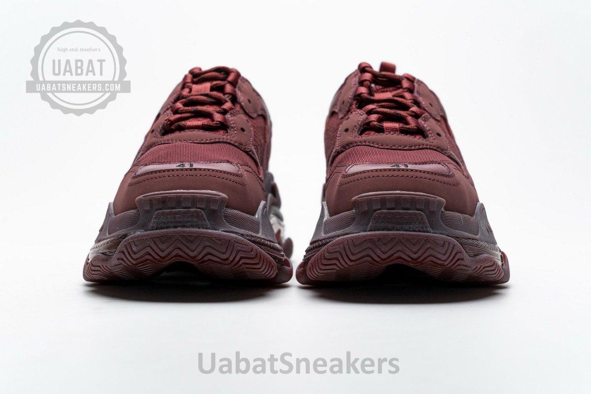 541624 W09E1 1628 Balenciaga Triple S Red Wine - Image 5