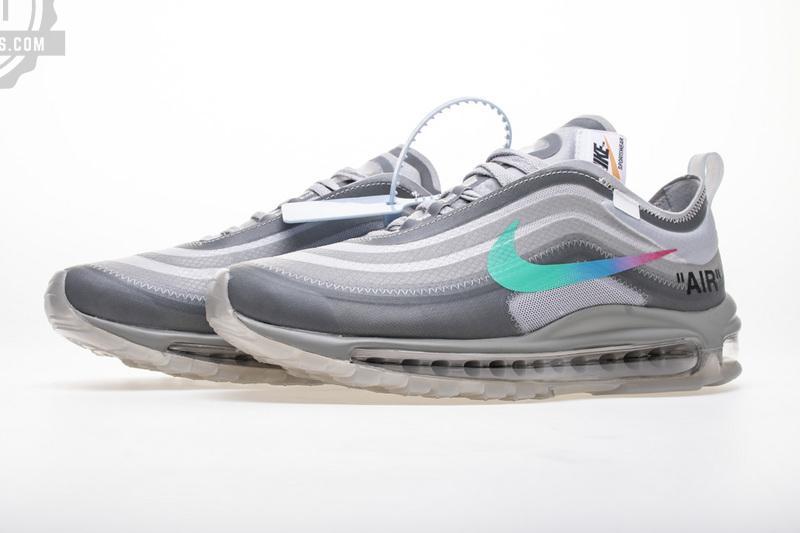 OFF WHITE X Nike Air Max 97 “Wolf Grey Menta” AJ4585-012 - Image 10