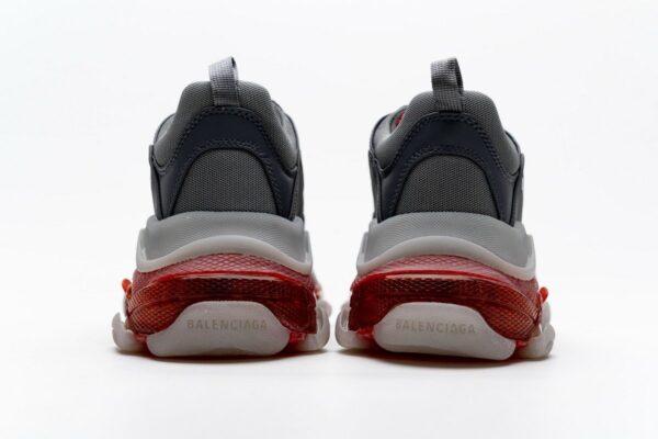 544351 W09O1 2262 Balenciaga Triple S Grey Red - Image 10