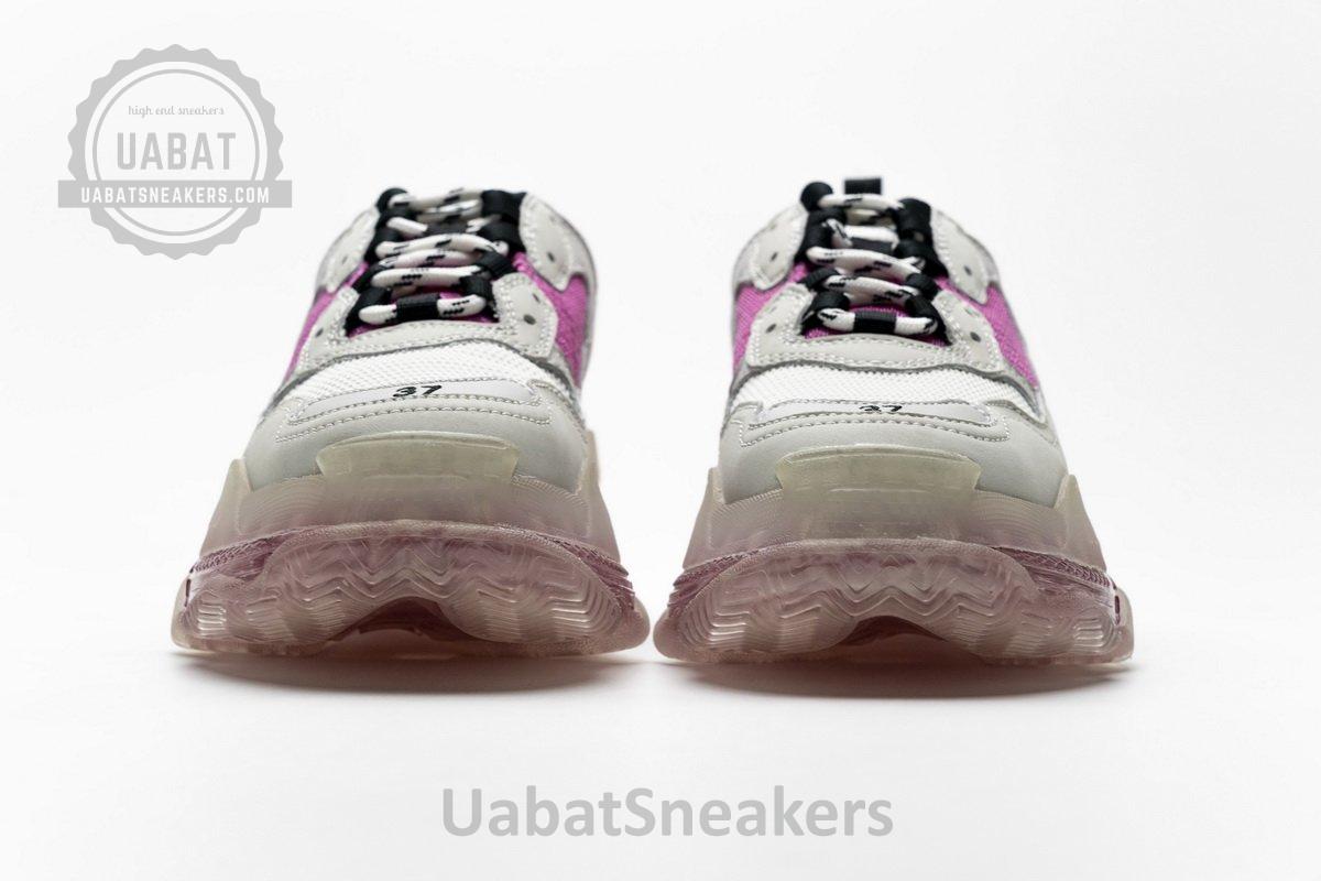 544351 W09E1 1633 Balenciaga Triple S Purple Red - Image 7