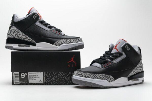 854262-001 Air Jordan 3 Retro OG 'Black Cement' - Image 2