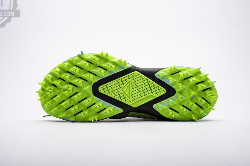 OFF WHITE X Nike Zoom Terra Kiger 5 White Electric Green CD8179-300 - Image 4