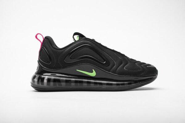 CQ4614-001 Air Max 720 Black Hyper Pink Scream Green - Image 6
