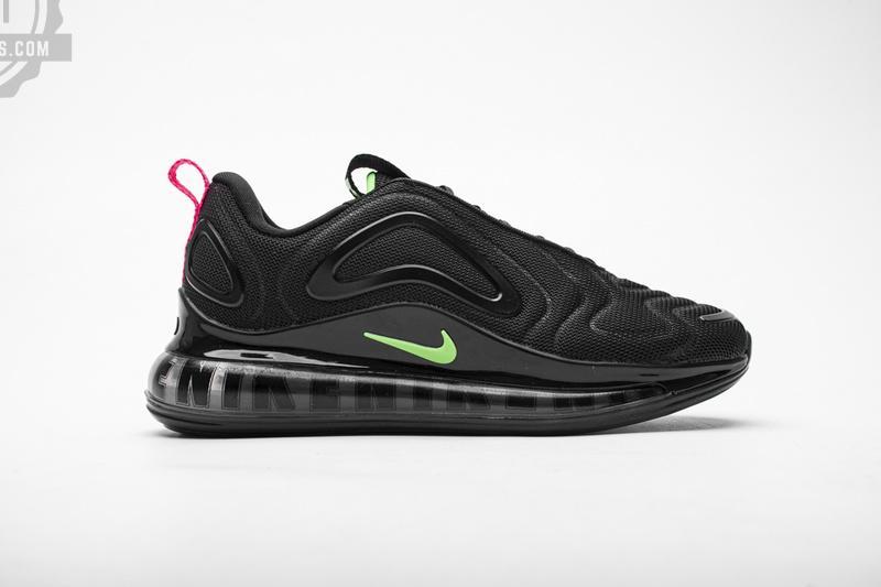 CQ4614-001 Air Max 720 Black Hyper Pink Scream Green - Image 6