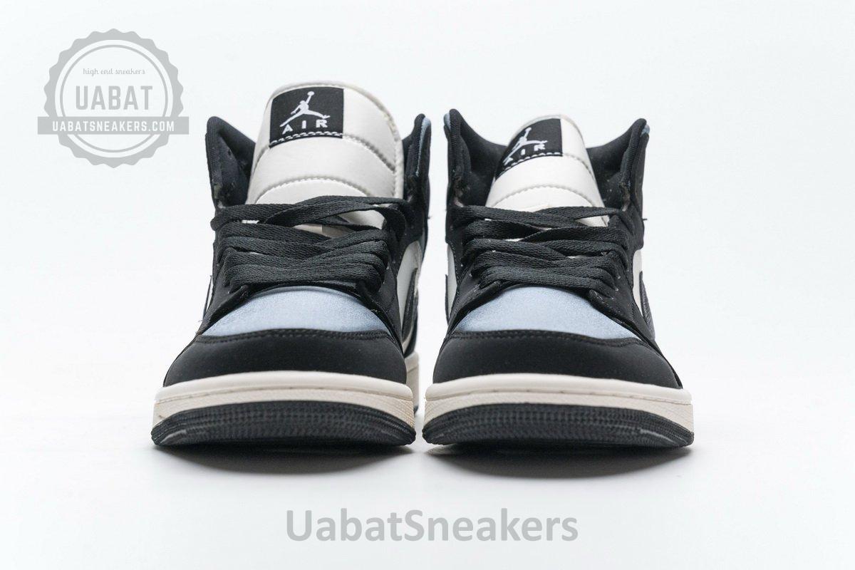 852542-011 Air Jordan 1 Mid SE “Satin Grey” - Image 5