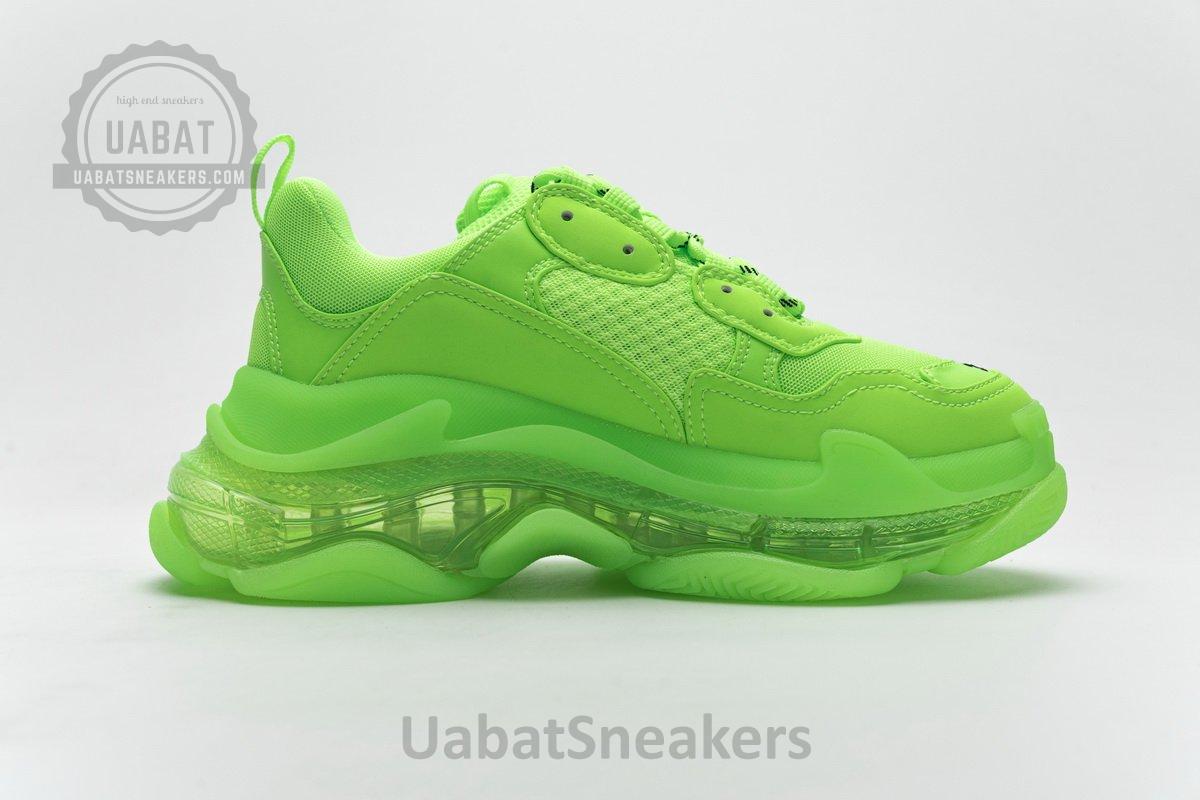 544351 W09O1 3802 Balenciaga Triple S Fluorescent Green - Image 10