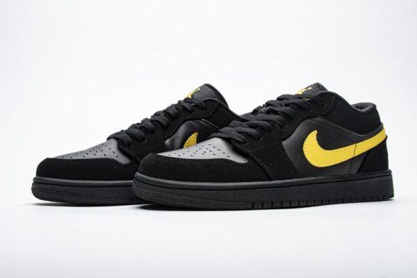 Air Jordan 1 Low Black Gold 553558-071 - Image 10