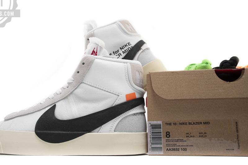 OFF WHITE X Nike Blazer Mid AA3832-100 Grim Reaper - Image 3