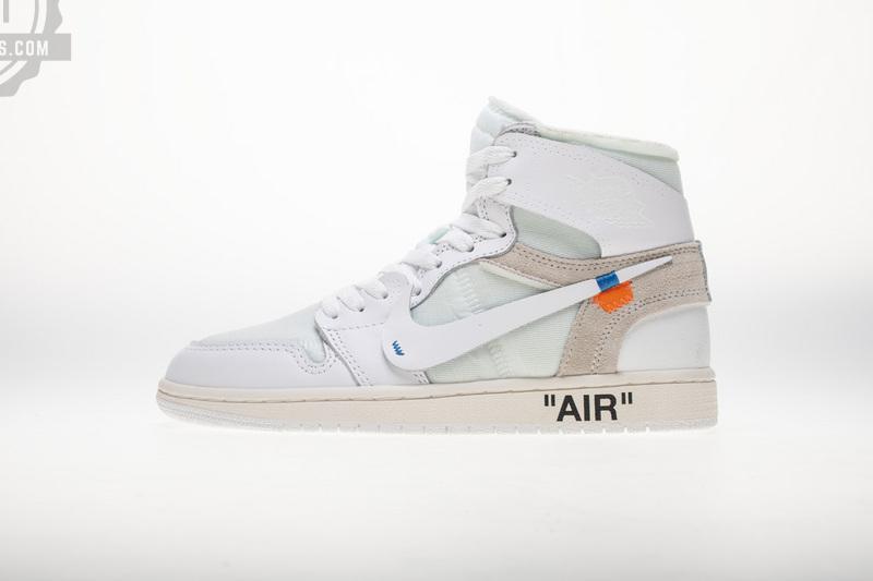 OFF WHITE X Air Jordan 1 AQ0818-100 White